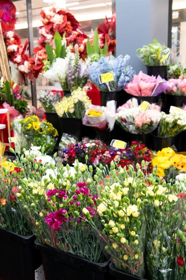 Colourful flower bouquets available at Cabramatta Flower Spot in Dutton Plaza