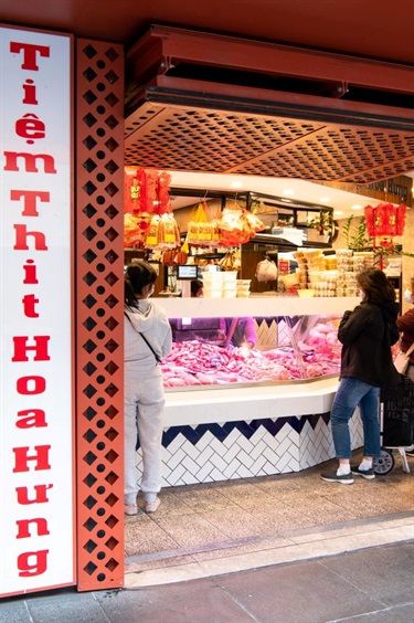 Entrance to The Premium Meat Market at Dutton Plaza