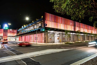 Dutton plaza carpark at night