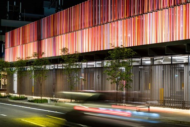 Dutton Lane Carpark at night time