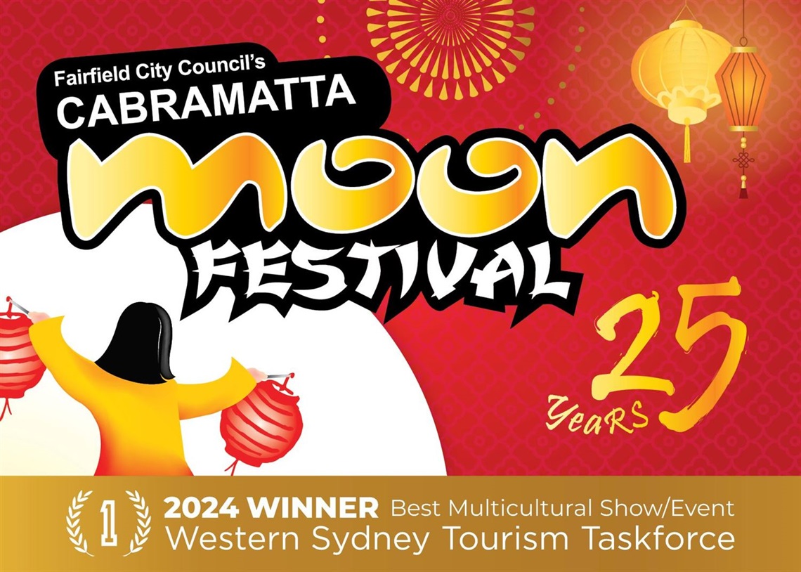2025 Cabramatta Moon Festival event badge.
