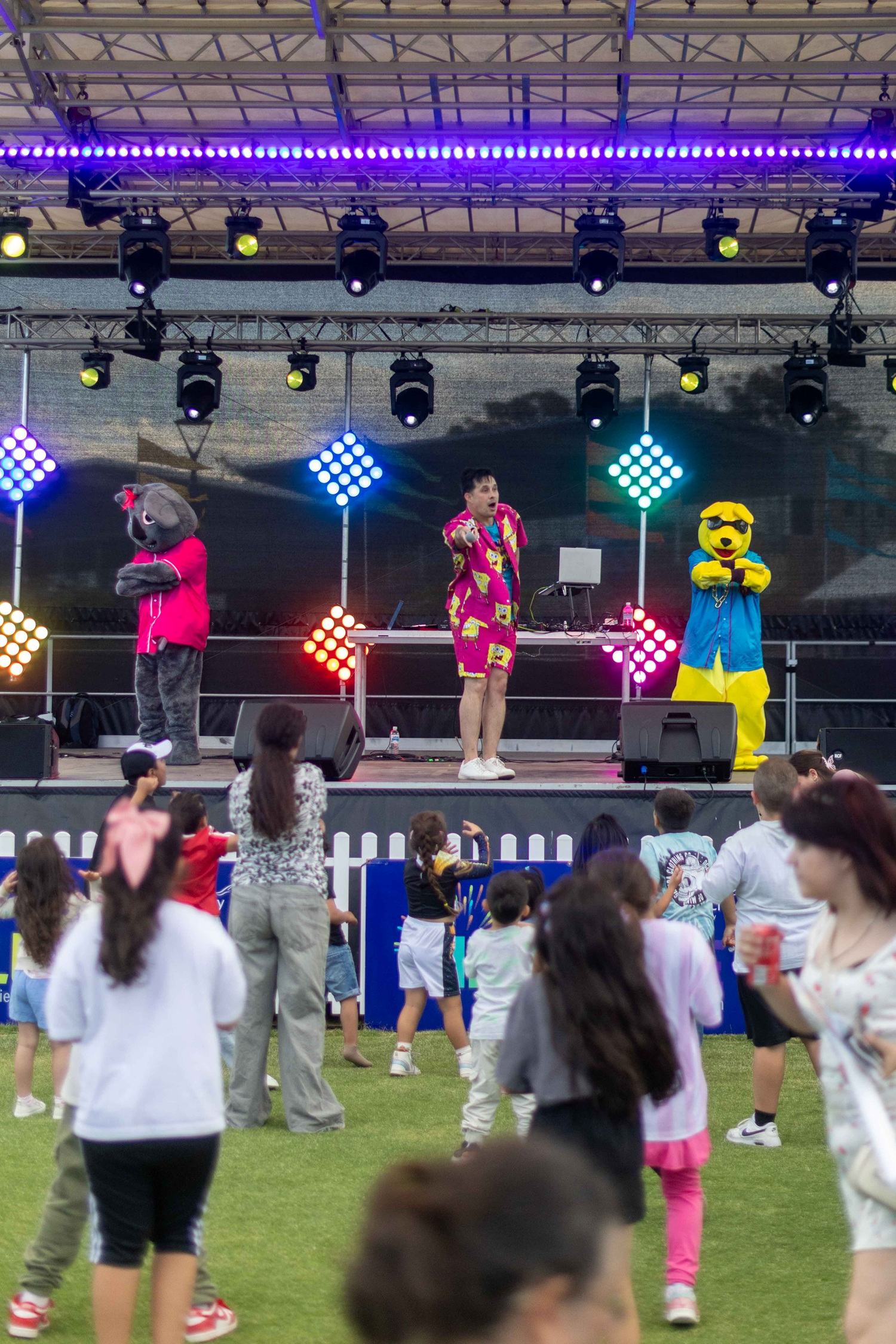 Performers on stage at Illuminate 2026.
